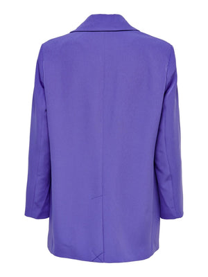 Lana-Berry Oversized Blazer - Deep Blue - ONLY - Lila