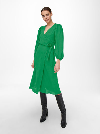 Dion Omlottklänning - Grön - ONLY - Grön