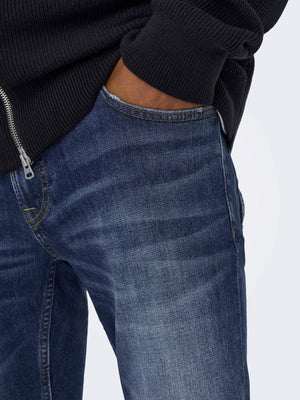 Loom Slim 3030 Jeans - Blue Denim - Only & Sons - Blå