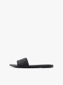 Pernille Quilt Sandaler - Svart