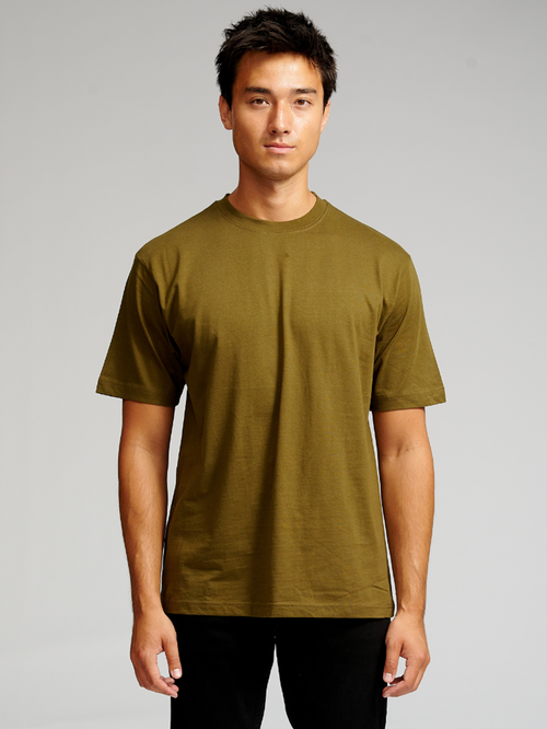 Oversized T-shirt - Army - TeeShoppen - Grön
