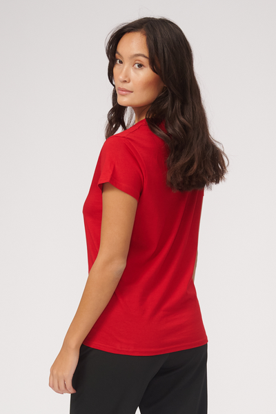 Basic T-shirt - Red - TeeShoppen - Röd 3