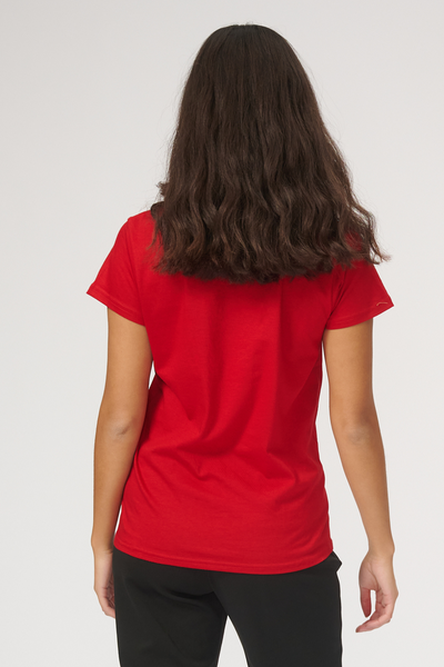 Basic T-shirt - Red - TeeShoppen - Röd 2