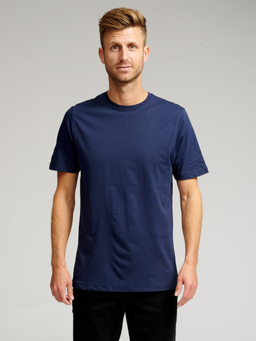 Ekologisk Basic T-shirt - Marinblå
