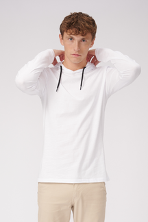 Light hoodie - White