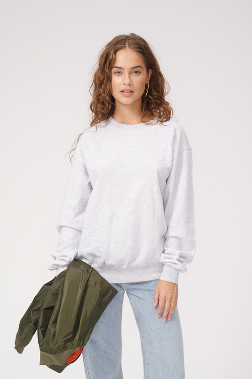 Original Sweatshirt - Light Grey - TeeShoppen - Grå