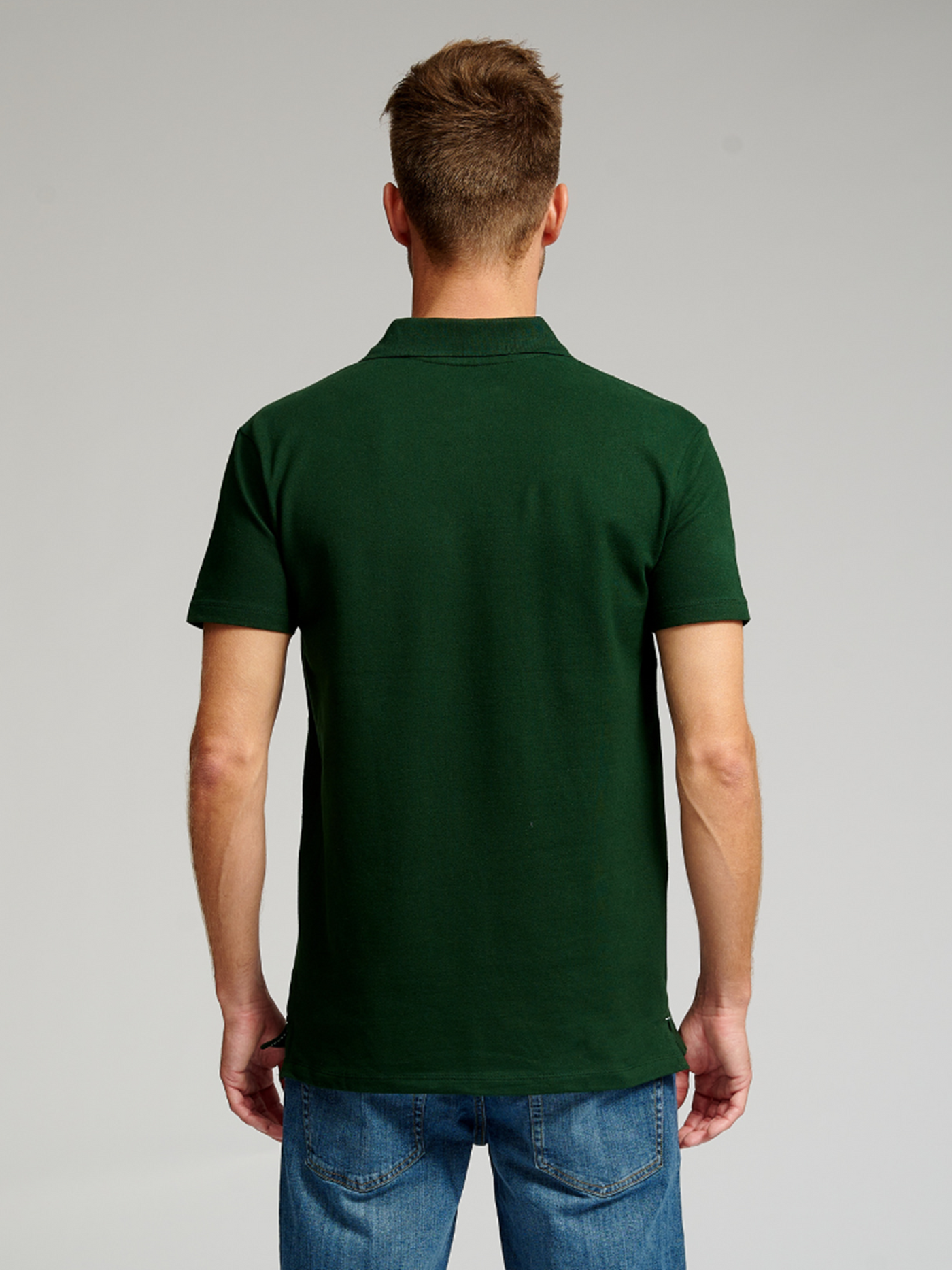 Muscle Poloskjorta - Mörkgrön - TeeShoppen - Grön 4