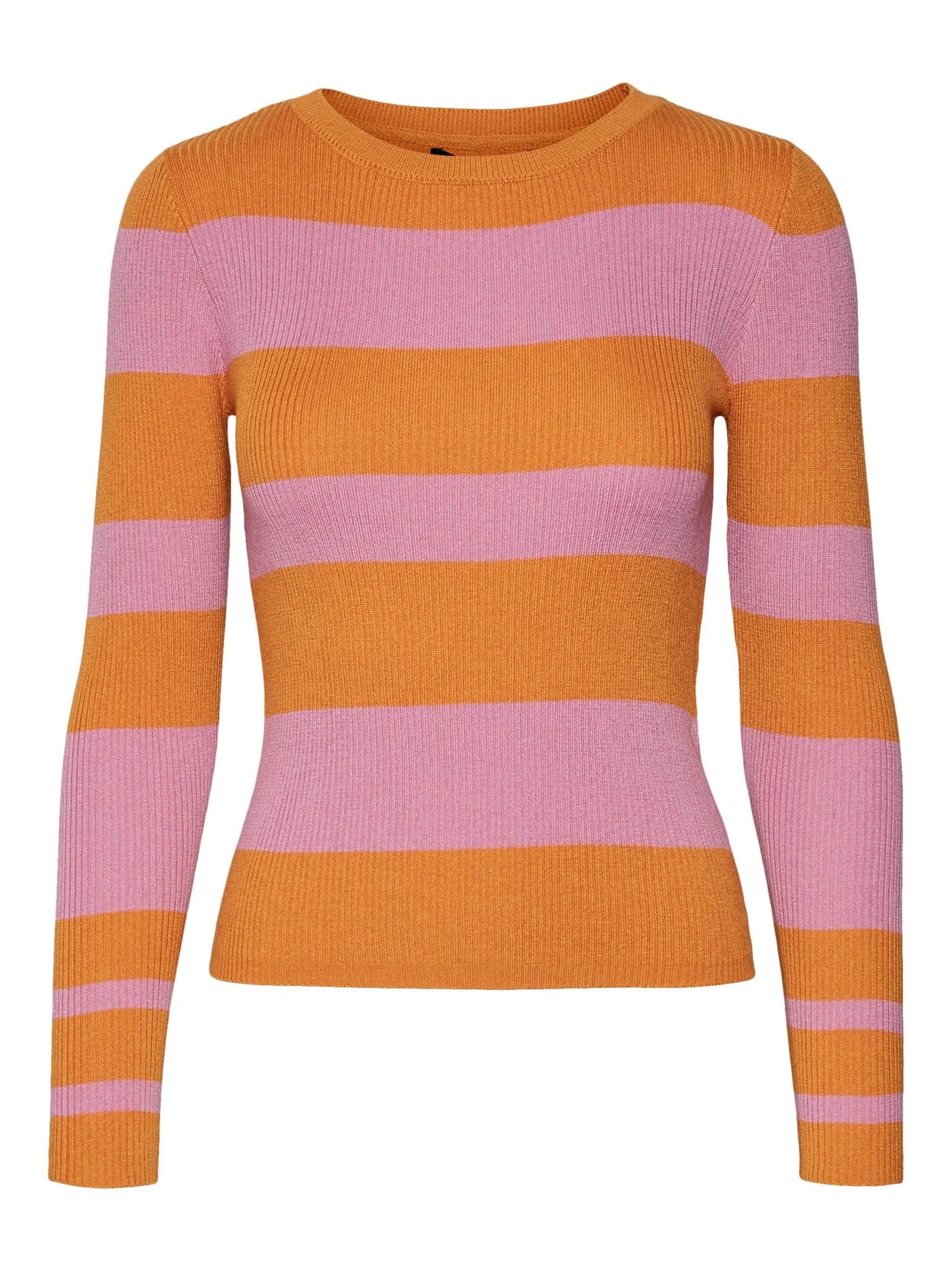 Alva Stripe Pullover - Nugget - Vero Moda - Orange 5