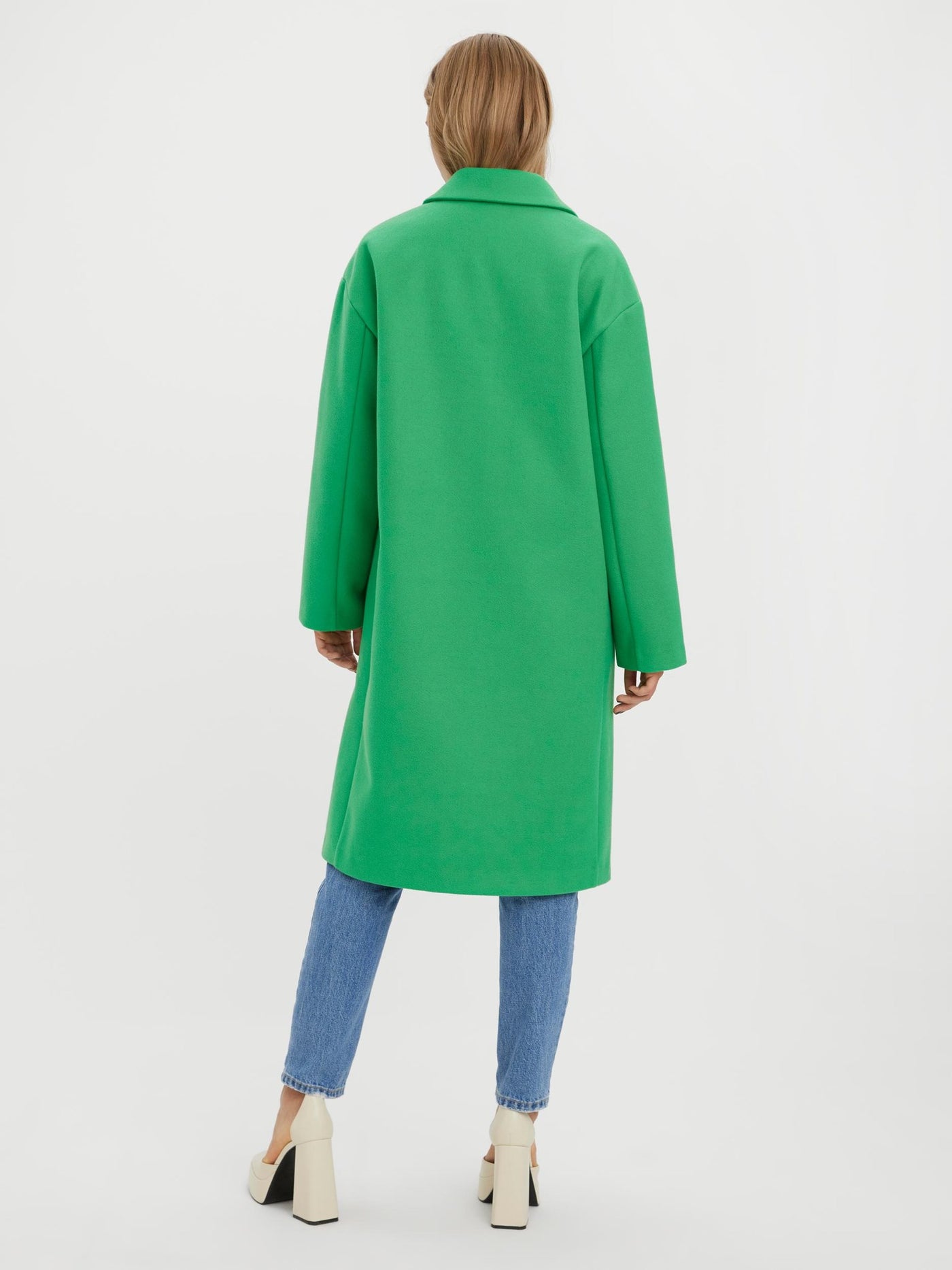 Fortune Lyon Coat - Bright Green - Vero Moda - Grön 4