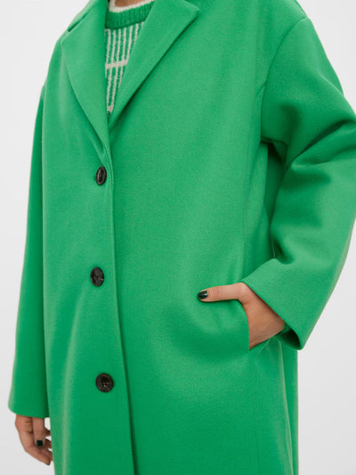 Fortune Lyon Coat - Bright Green - Vero Moda - Grön 2