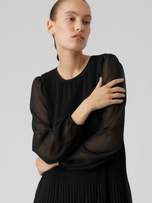 Ally Klänning - Black - Vero Moda - Svart