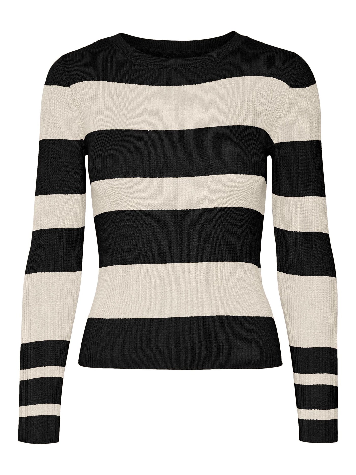 Alva Stripe Pullover - Svart - Vero Moda - Svart