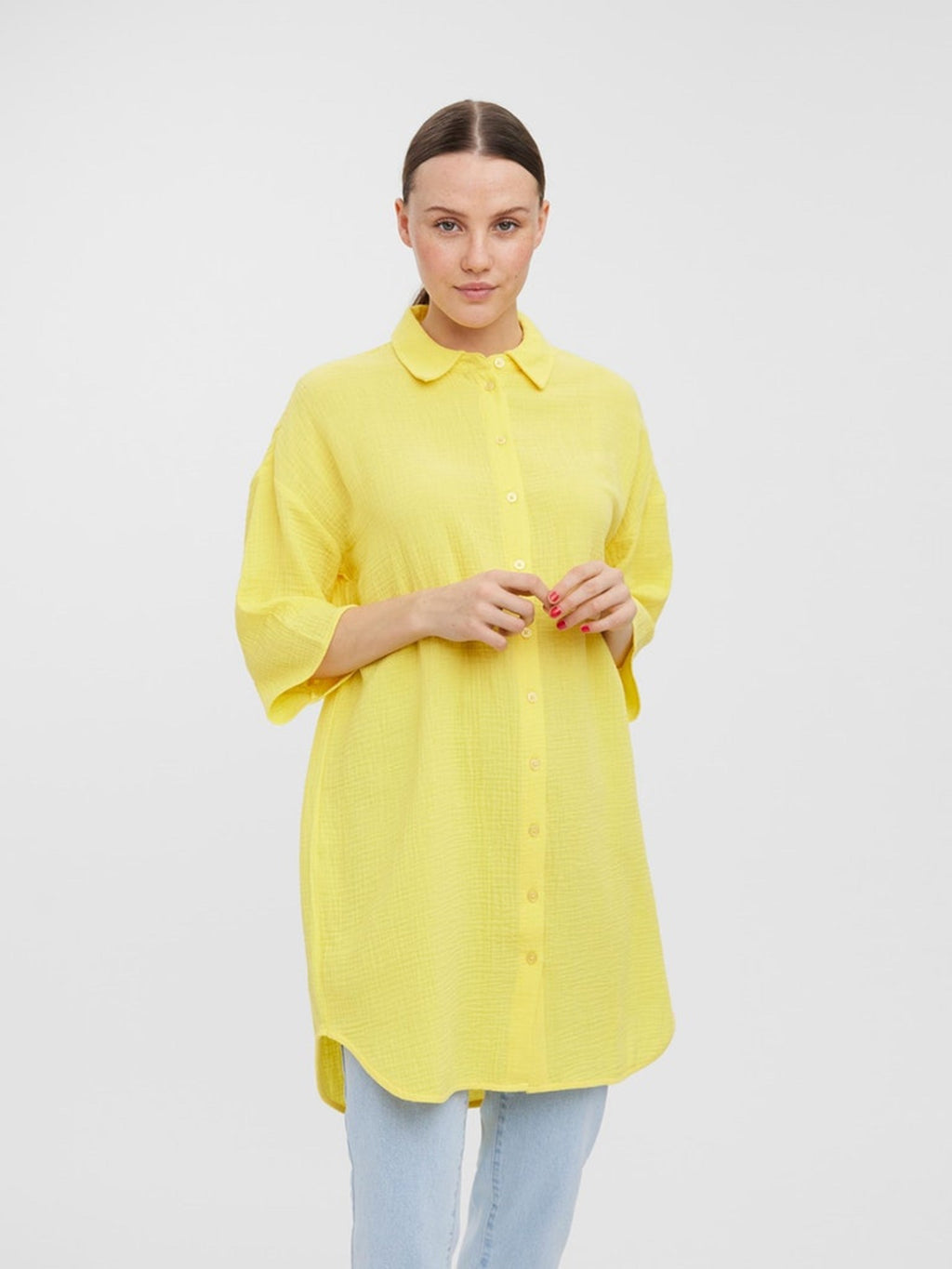 Natali 3/4 overshirt - Yarrow