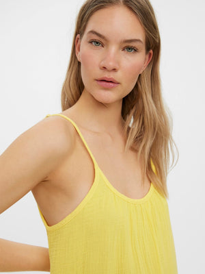 Natali Singlet Klänning - Yarrow - Vero Moda - Gul