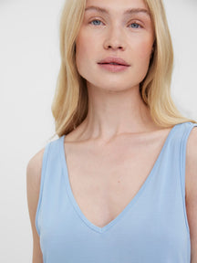 Filli V-Neck Klänning - Blue Bell