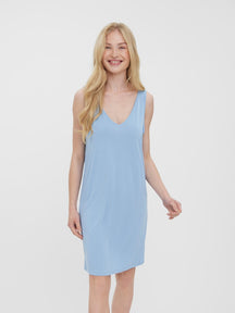 Filli V-Neck Klänning - Blue Bell